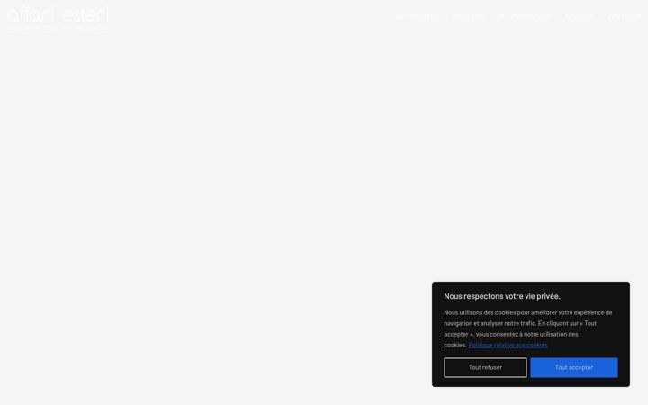 Screenshot ta' affari-esteri.com