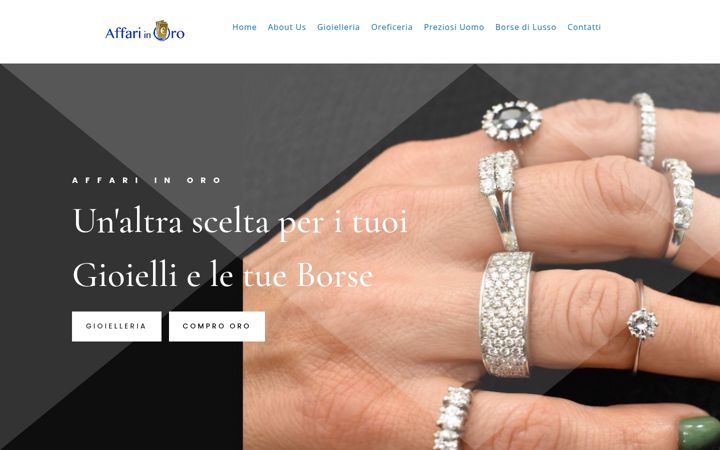 Screenshot ta' affariinoro-montecatini.it