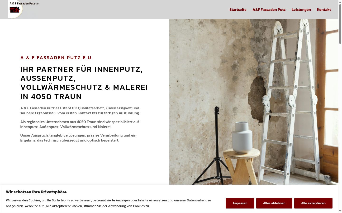 Screenshot tal-banner tal-kunsens muri qabel kwalunkwe interazzjoni