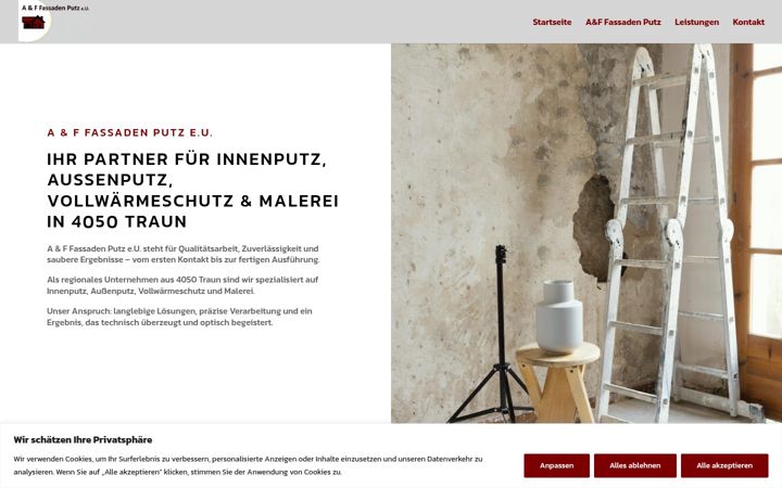 Screenshot ta' affassadenputz.at