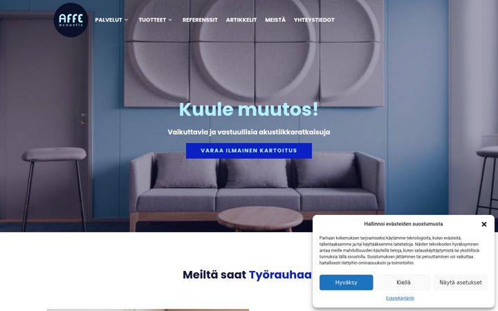 Screenshot ta' affe.fi