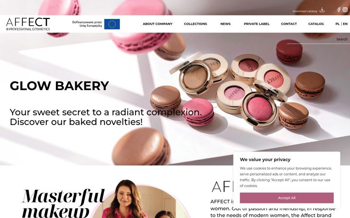 Screenshot of affectcosmetics.pl