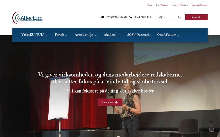 Screenshot of affectum.dk