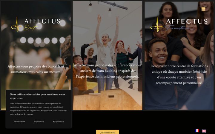 Screenshot of affectus.fr
