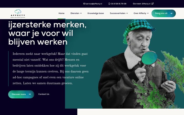 Screenshot of affecty.nl