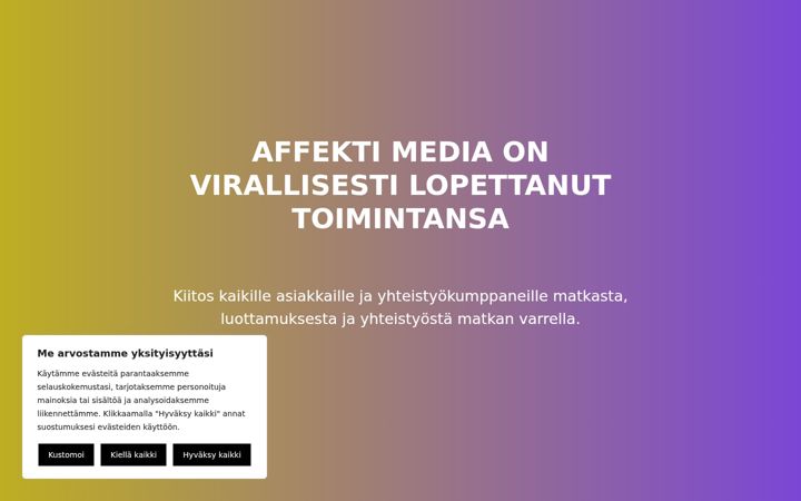 Screenshot of affekti.fi