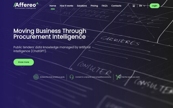 Screenshot of affereo.com