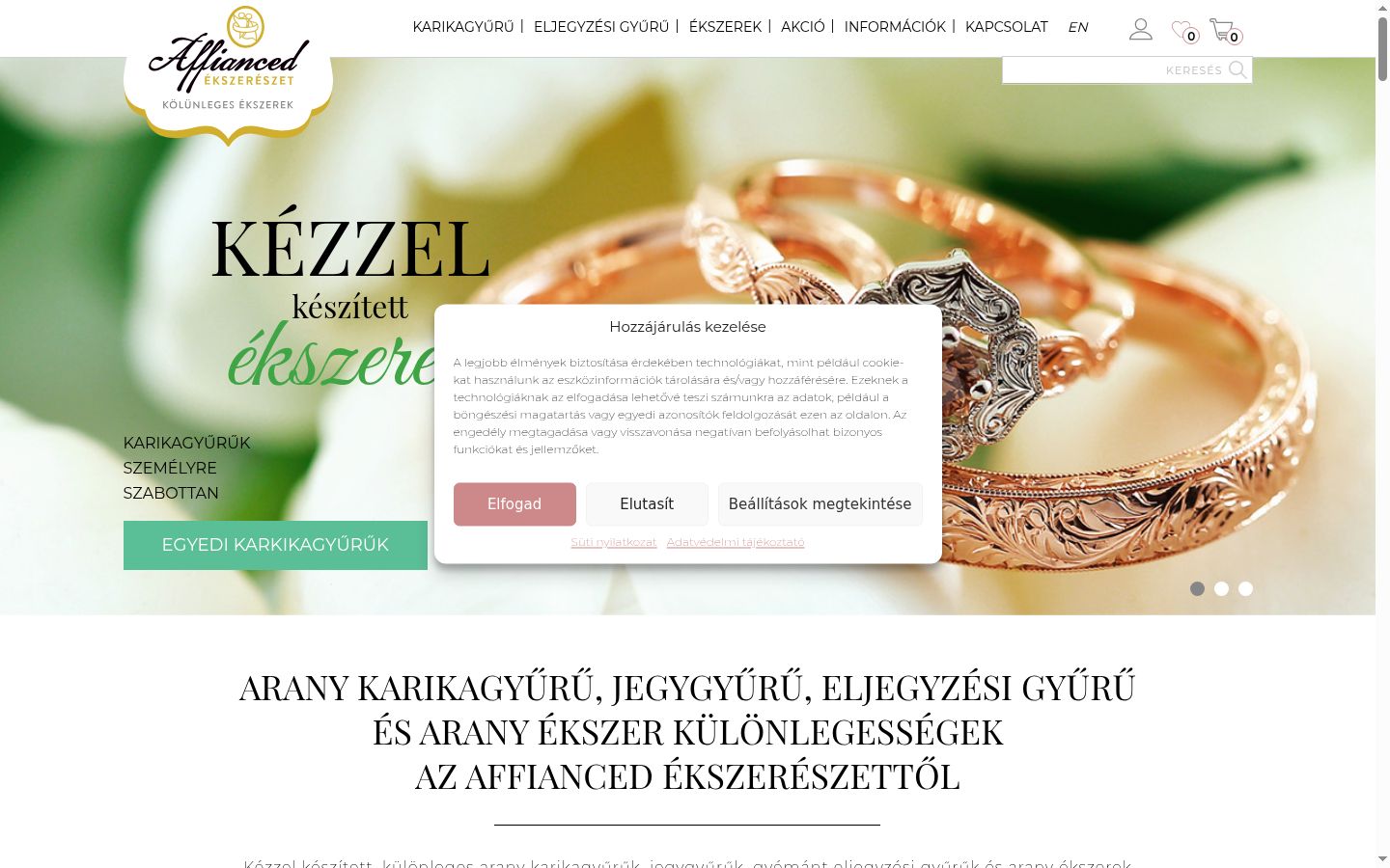 Zrzut ekranu banera zgody wyświetlanego przed jakąkolwiek interakcją