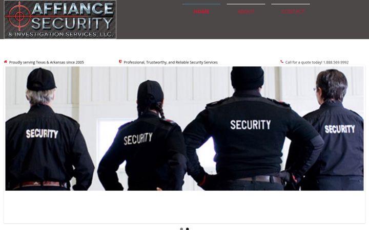 Screenshot of affiancesecurity.us