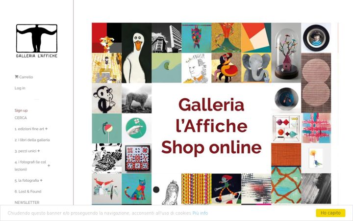 Screenshot of affiche-fineart-shop.it