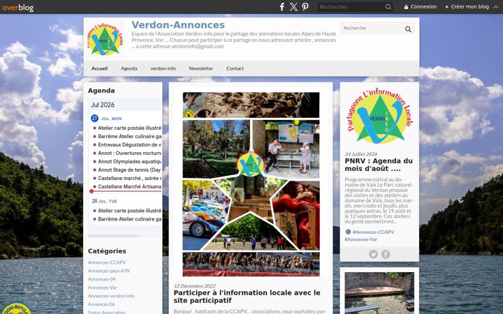 Screenshot of affiches-verdon.info