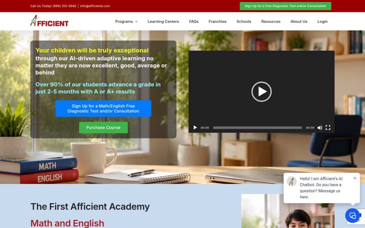Screenshot of afficienta.com