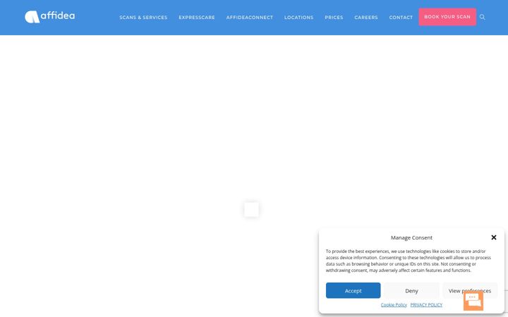Snímek obrazovky affidea.ie