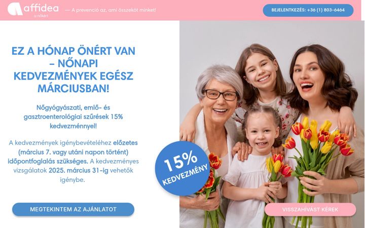 Screenshot of affideaanokert.hu