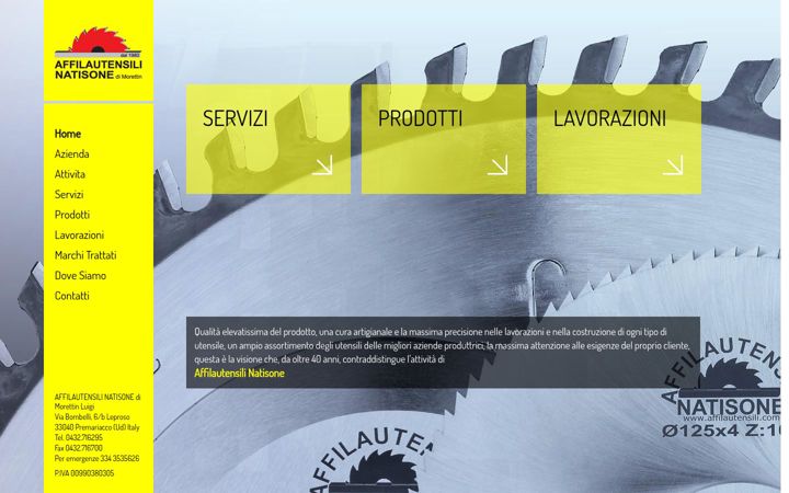 Screenshot of affilautensili.com