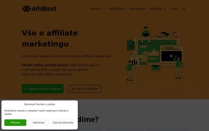 Screenshot of affilbest.cz