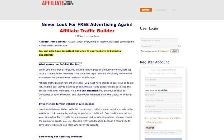 Screenshot of affiliate-traffic-builder.com