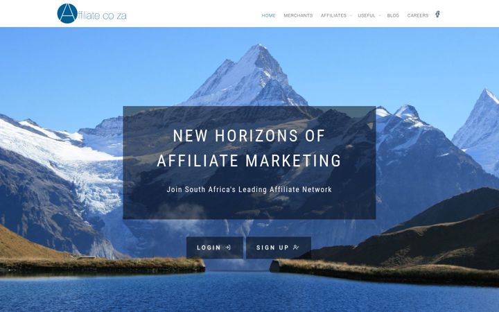 Snímek obrazovky affiliate.co.za