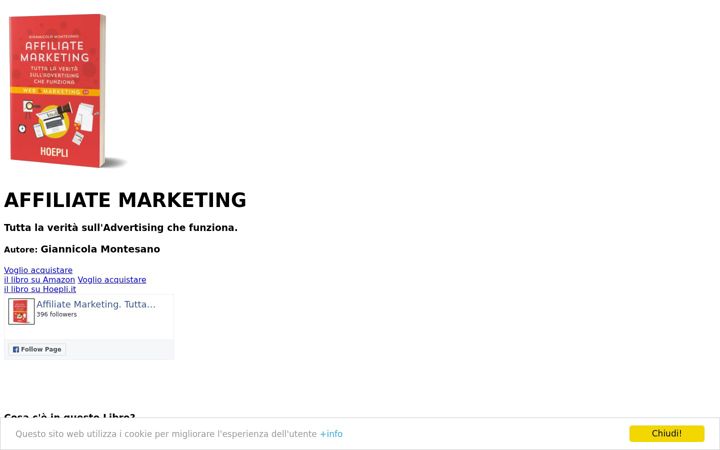 Screenshot of affiliatemarketingitalia.it