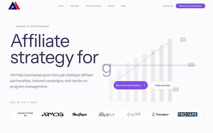 Screenshot of affiliatemotion.net