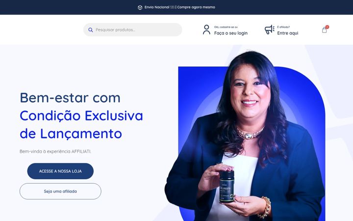 Screenshot of affiliati.com.br