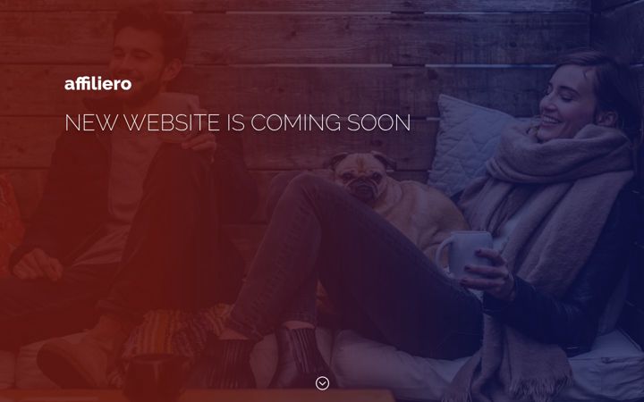 Snímek obrazovky affiliero.com
