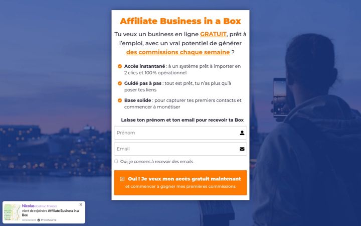 Screenshot of affilipaye.com