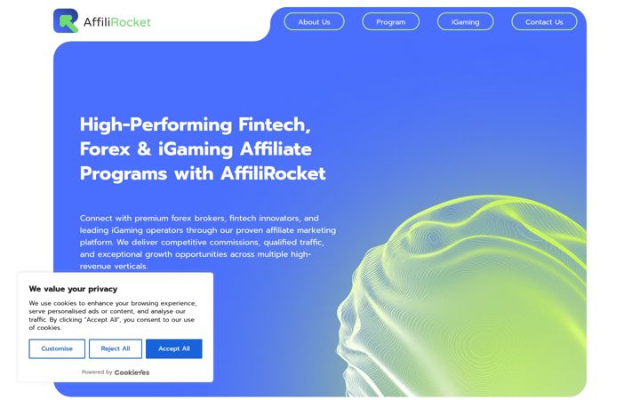 Screenshot of affilirocket.io