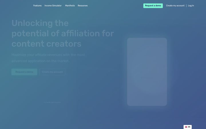 Screenshot of affilizz.com