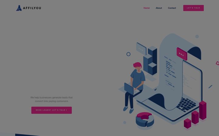 Screenshot von affilyou.com