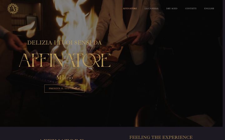 Screenshot of affinatore.com