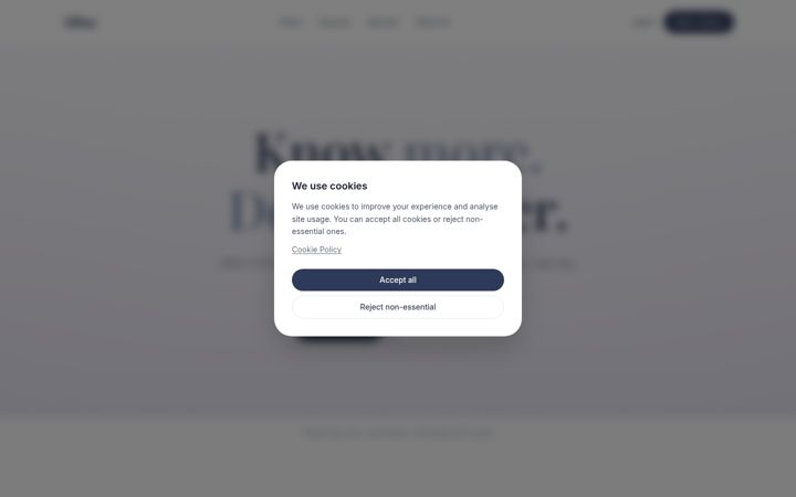 Screenshot of affine.law