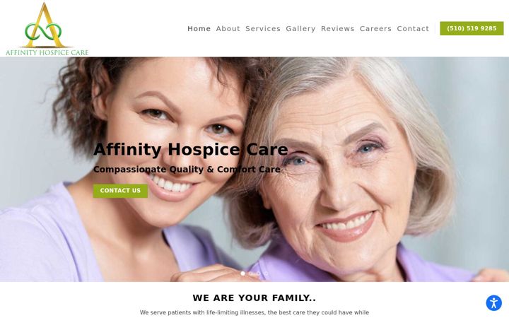 Zrzut ekranu affinity-hospice.com