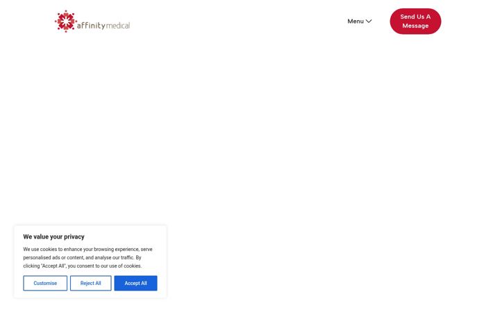 Posnetek zaslona affinitymedicalclinics.com