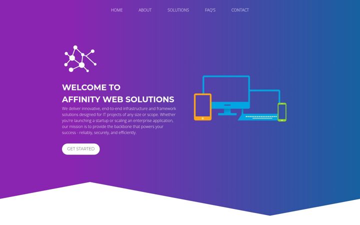 Screenshot of affinityweb.net