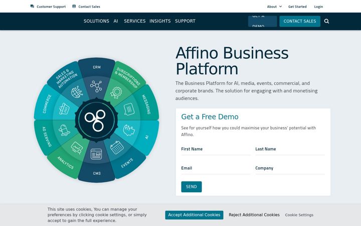 Screenshot ta' affino.com