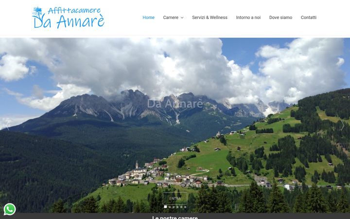 Screenshot of affittacamereannare.altervista.org