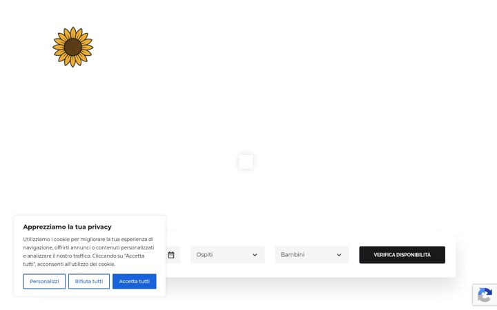 Screenshot of affittacamereilgirasole.net
