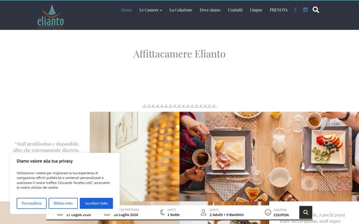 Screenshot von affittacamerelianto.com