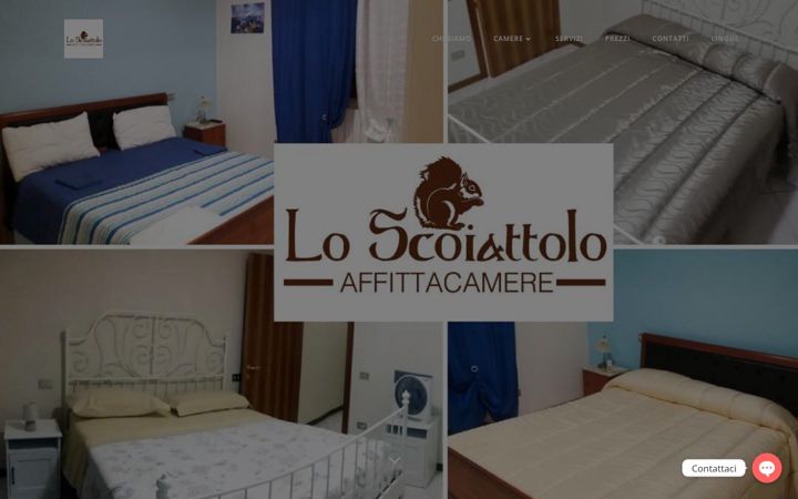 Skärmbild av affittacamereloscoiattolo.it