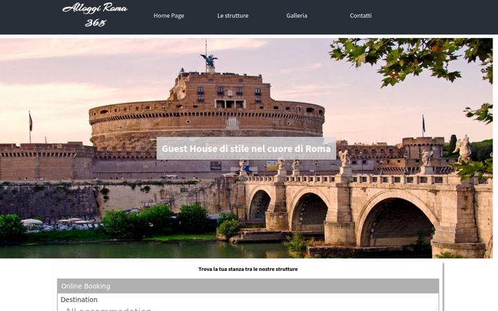 Screenshot of affittacameresanpietro.com