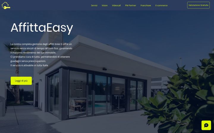 Skärmbild av affittaeasy.it