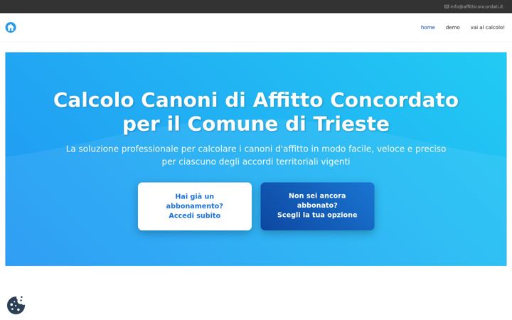 Screenshot von affitticoncordati.it