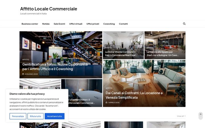 Screenshot of affitto-locale-commerciale.it