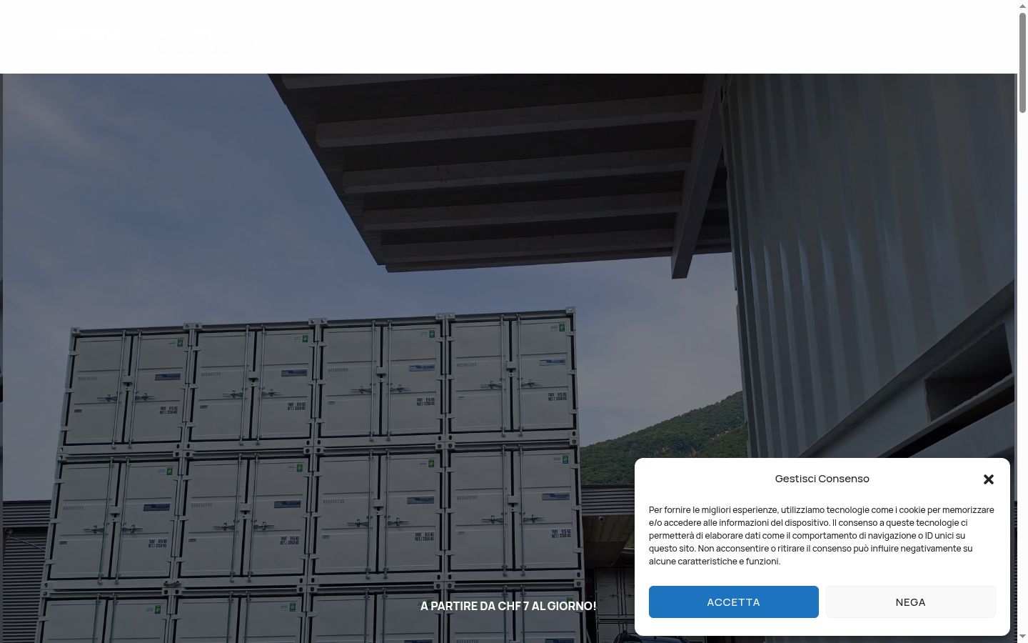 Screenshot του banner συγκατάθεσης που εμφανίστηκε πριν από οποιαδήποτε αλληλεπίδραση