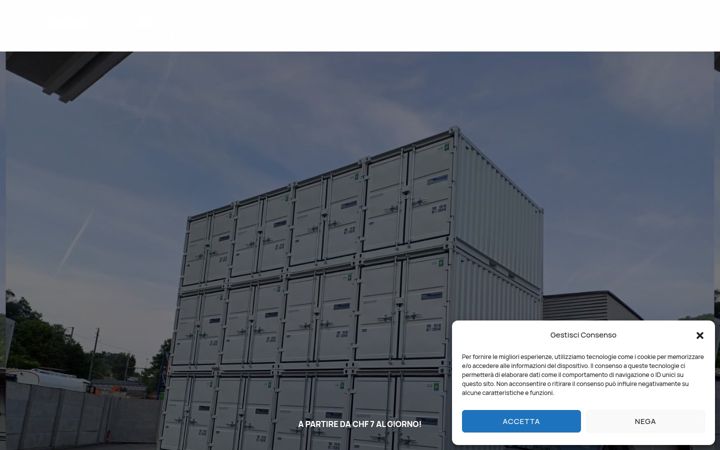 Screenshot of affittocontainer.ch