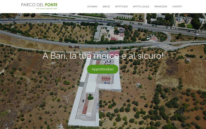 Screenshot of affittodepositibari.it