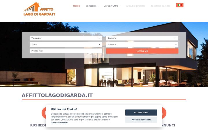 Képernyőkép: affittolagodigarda.it