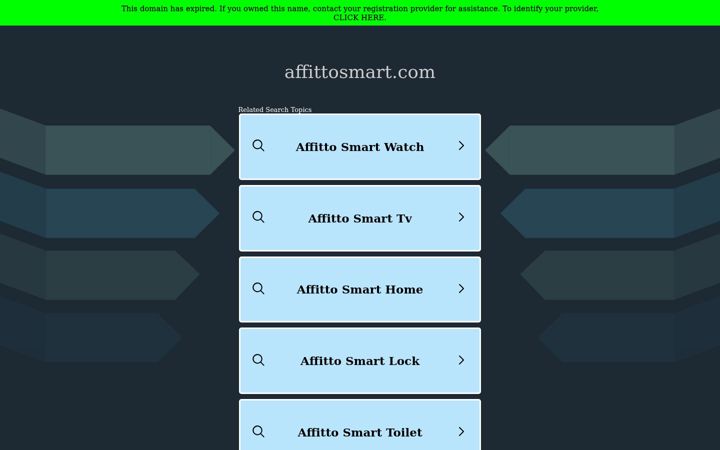 Screenshot of affittosmart.com