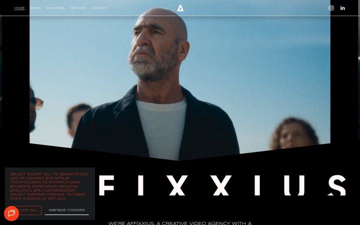 Screenshot of affixxius.com
